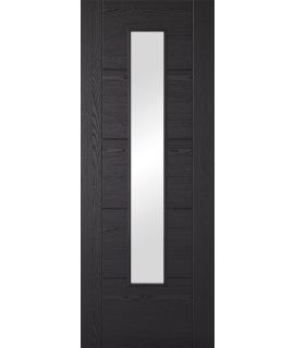 Vancouver 1L Pre-Finished Black Ash Laminate Door