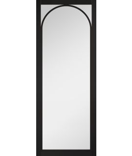 Melrose Black Clear Glazed Pre-finished Doors Part of Manhattan Range