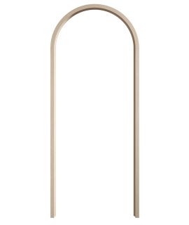 Blonde Oak Curved Door Lining - Pre-Finished