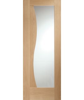 Internal Oak Emilia with Clear Glass - 1981 x 762 x 35mm (30") ** Being Discontinued **