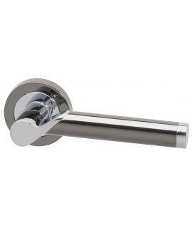 Timis Internal Door Handle Packs - Polished Chrome / Black Nickel