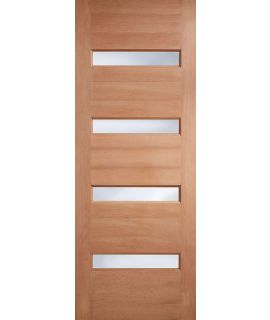 Balham Frosted Glazed Hardwood M&T Door