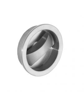 Pocket Door Aries Satin Chrome Flush Privacy Pull Handle