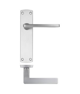 Chester Satin Chrome Hardware Pack - Latch Or Privacy 