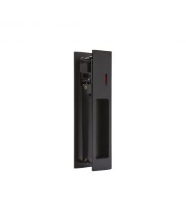 Pocket Door Gemini Matt Black Privacy Sliding Lock (x89002 black)