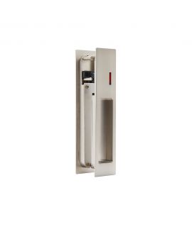 Pocket Door Gemini Satin Chrome Privacy Sliding Lock 