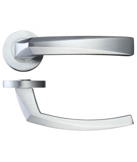 Hercules Satin Chrome Handle Hardware Pack - Latch Or Privacy 