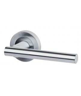 Hyperion Satin Chrome Handle Hardware Pack - Latch Or Privacy 