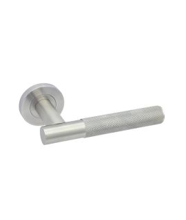 Lugano Satin Chrome Handle Hardware Packs - Latch Or Privacy 