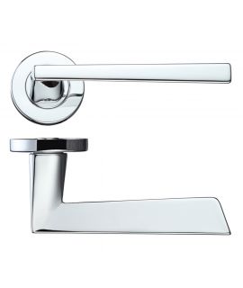Lyra Polished Chrome Handle Hardware Pack - Latch Or Privacy 