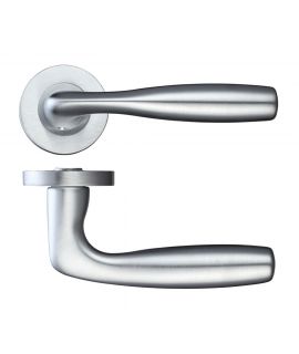 Norma Satin Chrome Handle Hardware Pack - Latch Or Privacy 