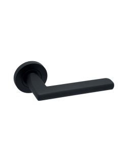 Parma Matt Black Handle Hardware Pack - Latch Or Privacy 