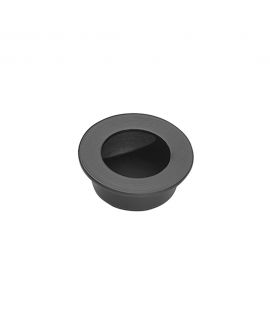 Pocket Door Pisces Matt Black Finger Pull 