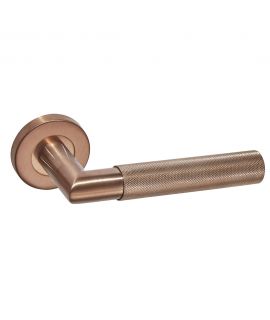 Zurich Satin Copper Handle Hardware Packs - Latch Or Privacy 