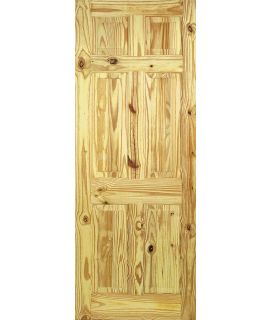 6P Knotty Pine Door