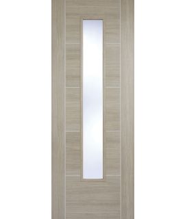 Vancouver Laminate Glazed Light Grey Door (Pre-Finished)