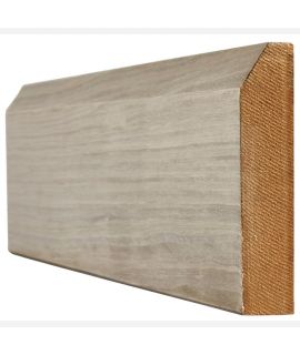 Chamfered Pre-finished Light Grey Skirting 146 x 3000 (4No Lengths Per Pack)