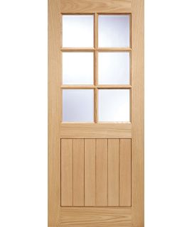 Cottage 6L Unfinished Oak Door