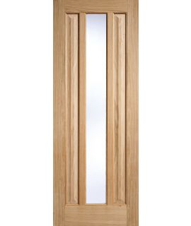Kilburn 1L Clear Unfinished Oak Door