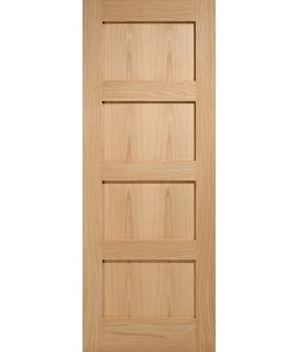 Shaker 4P Pre-Finished Oak Door