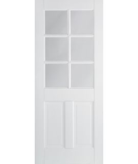 Canterbury 2P 6L Primed White Door