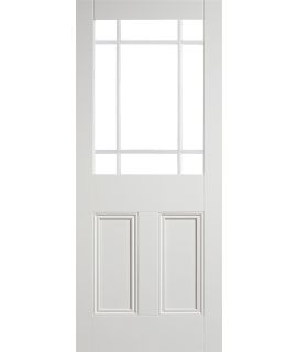 Downham Glazed 9 Light Internal Primed White Door