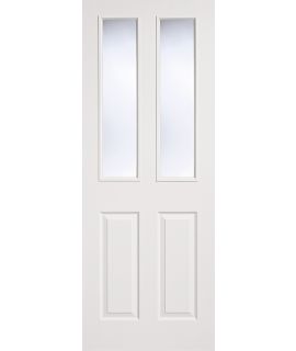 2P/2L Primed White Moulded Door