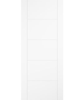 Vancouver Smooth 5P Primed White Moulded Door