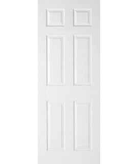Textured Regency 6P White Moulded Doors