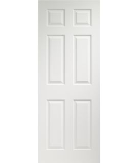 Colonist 6 Panel Internal Pre-Finished White Moulded Door 